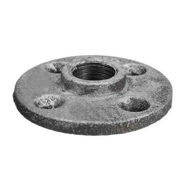 1/2 Inch DN20 Cast Iron Steel Tube Pipe Floor Flange Pipe Fitting Wall Mount