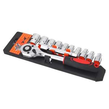 1/4" Drive Ratchet Socket Wrench Handle 24 Teeth Ratchet Quick-Release Spanner