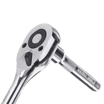1/4" Drive Ratchet Socket Wrench Handle 24 Teeth Ratchet Quick-Release Spanner