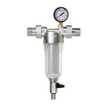 1`` To 3/4`` Pre-filter Large Flow Water Purifier Descaling Tap Brass Prefilter
