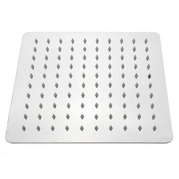 10 Inch 25*25cm Square Top Spray Shower High Pressure 304 Stainless Steel Shower Head