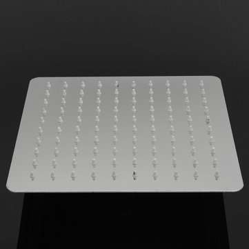 10 Inch 25*25cm Square Top Spray Shower High Pressure 304 Stainless Steel Shower Head