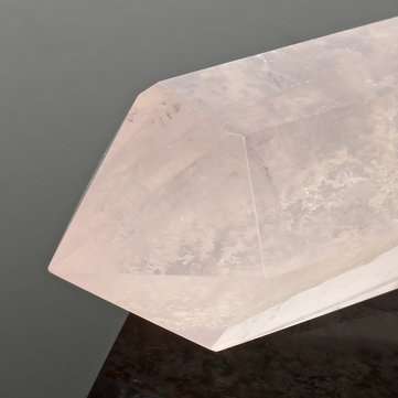 100% Natural Pink Rose Crystal Quartz Stone Point Double Terminated Wand Healing Desktop Decorations