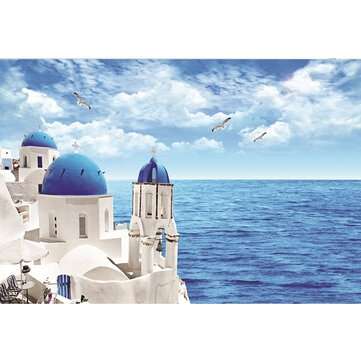 1000 Pcs Jigsaw Puzzle DIY Landscape Jigsaw Puzzle Toy Home Decorations Educ... (PATTERN: AEGEANSEA)