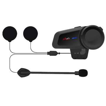 1000M M2 Waterproof 6 Riders Group Talking Helmet Intercom Universal Pairing Motorcycle bluetooth He