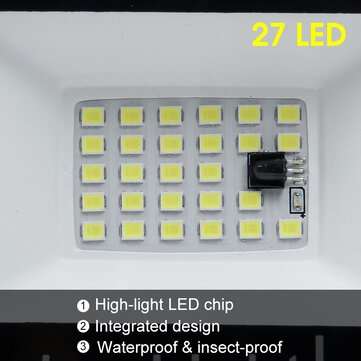 10000LM LED Solar Panel Light Sensor Flood Light Lamp Outdoor Garden Spotlight