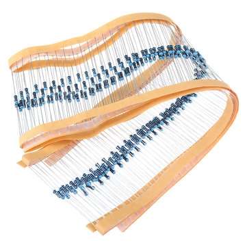 1000pcs 1/4W 10K Ohm Resistor +/- 1% 1/4w 10KR Ohm Metal Film Resistors 0.25W Watt Color Ring Resist