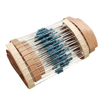 1000pcs 1/4W 220 ohm Resistor +/- 1% ROHS1/4w 220R ohm Metal Film Resistors 0.25W Watt Color Ring Re