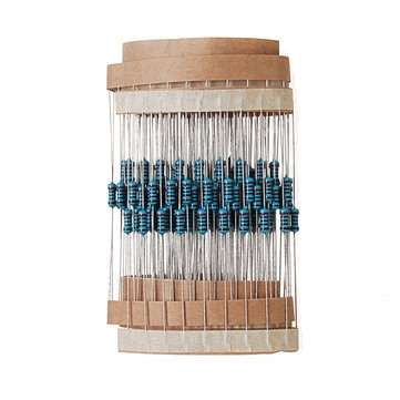 1000pcs 1/4W 220 ohm Resistor +/- 1% ROHS1/4w 220R ohm Metal Film Resistors 0.25W Watt Color Ring Re