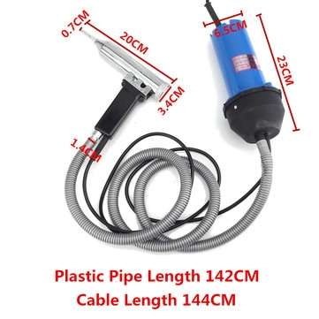 1000W Split Plastic Welding Heat Gun Torch Hot Air Welding Tool 40-550 2800Pa