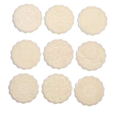 100g/50g Plastic Mooncake Mold Cookie Cutter with Cookie Stamp Chocolate Moon cake Mould for Press M