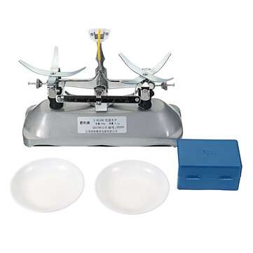 100g/0.1g Table Balance Scale Mechanical Scale with Weights School Physics Teaching Tool