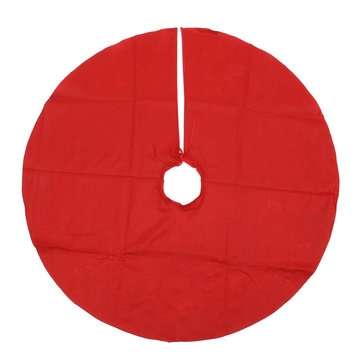 100cm Red Christmas Tree Skirt Santa Claus Tree Skirt Christmas Decoration Supplies Ornament