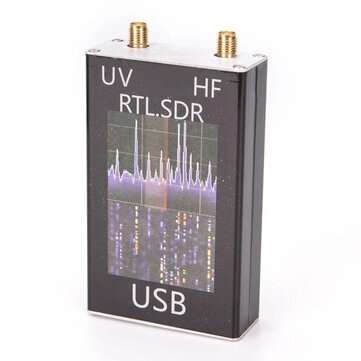 100KHz-1.7GHz Software Radio Full Band RTL-SDR Receiver Aviation Shortwave Broadband Support Compute