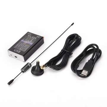 100KHz-1.7GHz Software Radio Full Band RTL-SDR Receiver Aviation Shortwave Broadband Support Compute