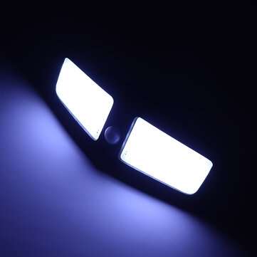 100LED Solar Wall Light Motion Sensor Security Street Lamp Outdoor IP65 Waterproof Decor