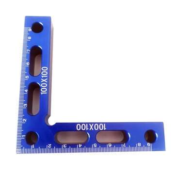 100mm 90 Degrees L-Shaped Auxiliary Fixture Splicing Board Positioning Panel Fixed Clip Clamping Squ