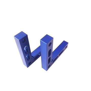 100mm 90 Degrees L-Shaped Auxiliary Fixture Splicing Board Positioning Panel Fixed Clip Clamping Squ