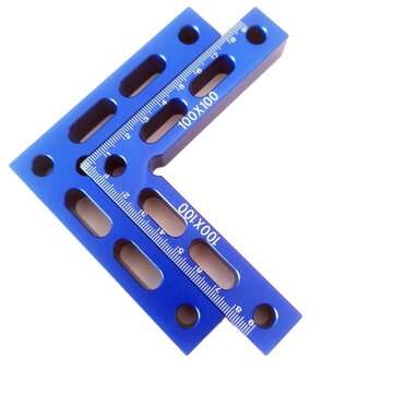 100mm 90 Degrees L-Shaped Auxiliary Fixture Splicing Board Positioning Panel Fixed Clip Clamping Squ
