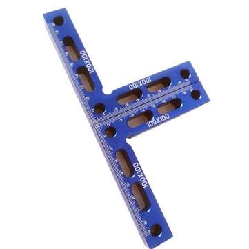 100mm 90 Degrees L-Shaped Auxiliary Fixture Splicing Board Positioning Panel Fixed Clip Clamping Squ