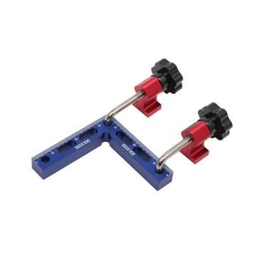 100mm 90 Degrees L-Shaped Auxiliary Fixture Splicing Board Positioning Panel Fixed Clip Clamping Squ
