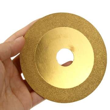 100mm Gold Glass Ceramic Granite Diamond Saw Blade Disc Cutting Wheel for Angle Grinder