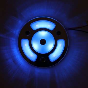 100mm Dimmable LED Reading Light Touch Dimmer Switch Blue+Warm White Day Night Car Roof Lamp for Car