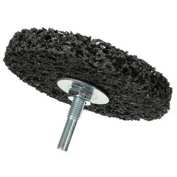 100mm Rust And Paint Removal Polycarbide Abrasive Stripping Disc 6mm Shank Wheel