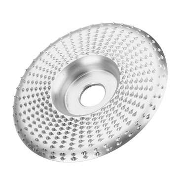 100mm Grinding Wheel Carbide Wood Sanding Carving Shaping Disc For Angle Grinder (COLOR: SILVER)