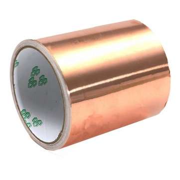 100mm x 5M Pure Copper Foil EMI Single Side Conductive Guitar Shielding Tape