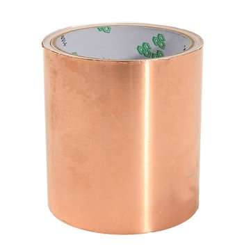 100mm x 5M Pure Copper Foil EMI Single Side Conductive Guitar Shielding Tape