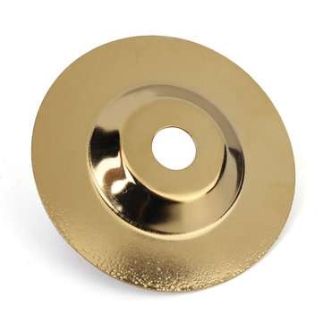 100mm x 16mm Diamond Grinding Wheel Disc Hard Alloy Golden Polishing Disc