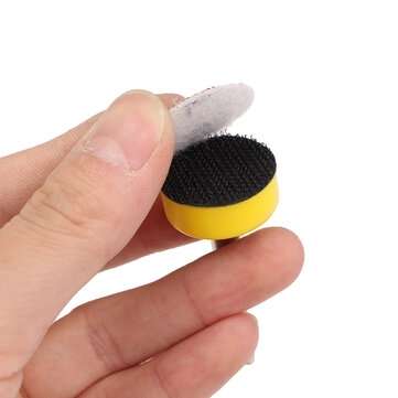 100Pcs 1" 100 180 240 1500 3000 Grit Sanding Disc Hook Loop Sandpaper +Shank