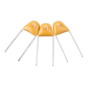 100pcs 100pF 5.08MM 101P 50V Multilayer Monolithic Ceramic Capacitor