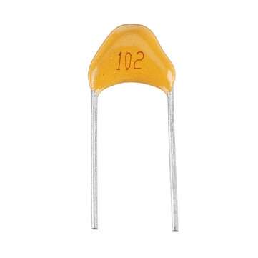 100pcs 1000pF 5.08MM 102 50V Multilayer Monolithic Ceramic Capacitor