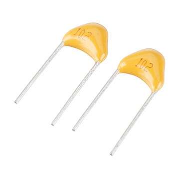 100pcs 1000pF 5.08MM 102 50V Multilayer Monolithic Ceramic Capacitor