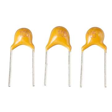100PCS 1UF 5.08MM 105 50V Monolithic Capacitor