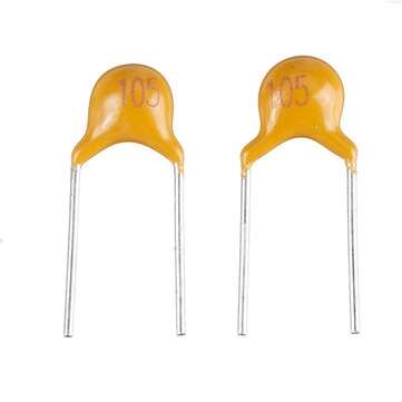 100PCS 1UF 5.08MM 105 50V Monolithic Capacitor