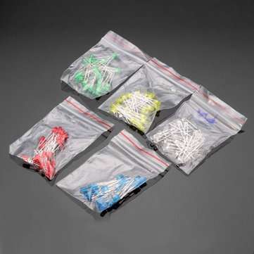 100Pcs 20Ma F3 3MM 5Colors Ultra Bright LED Diode