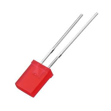 100pcs 2*5*7mm Square LED Red Light-emitting Diode 2X5X7 LED Diode