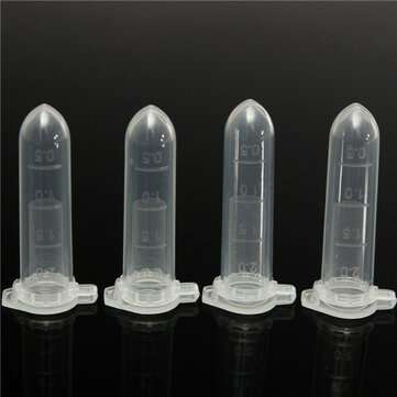 100pcs 2mL Polypropylene PP Centrifuge Tubes
