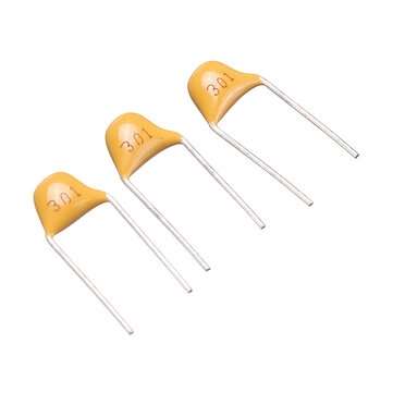 100pcs 300pF 5.08MM 301 50V Multilayer Monolithic Ceramic Capacitor