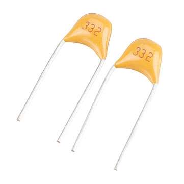 100pcs 3.3nF 5.08MM 332 50V Multilayer Monolithic Ceramic Capacitor