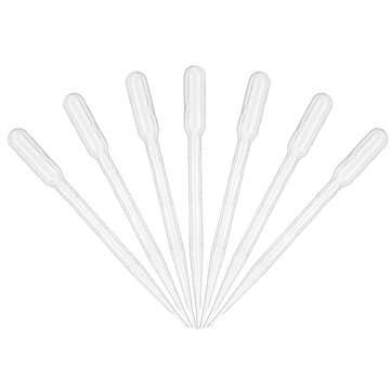 100Pcs 3mL Plastic Pipettes Eye Dropper Set Disposable Graduated Transfer Liquid Paint Pipette