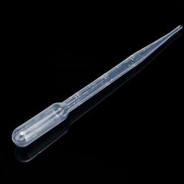 100Pcs 3mL Plastic Pipettes Eye Dropper Set Disposable Graduated Transfer Liquid Paint Pipette