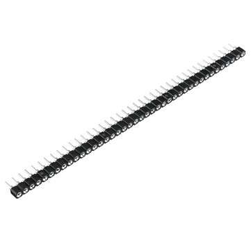 100pcs 40 Pin Single Row 2.54mm Round Female Header Pin