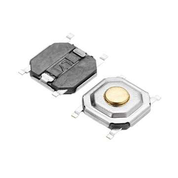 100Pcs 4x4x1.5MM Tact Tactile Push Button Momentary SMD Surface Mount Switch