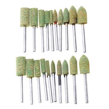 100pcs 5 Different Assorted Mounted Point Stone Rubber Grinding Head Polishing Wheel Wool Felt Dreme