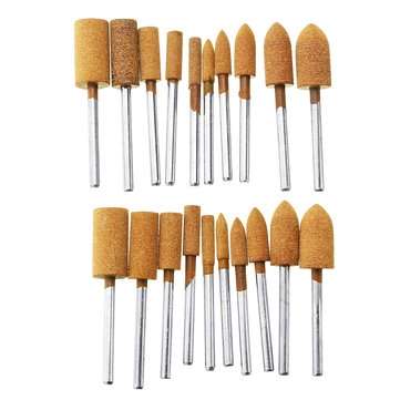 100pcs 5 Different Assorted Mounted Point Stone Rubber Grinding Head Polishing Wheel Wool Felt Dreme