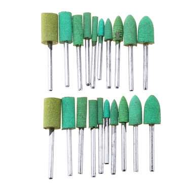 100pcs 5 Different Assorted Mounted Point Stone Rubber Grinding Head Polishing Wheel Wool Felt Dreme